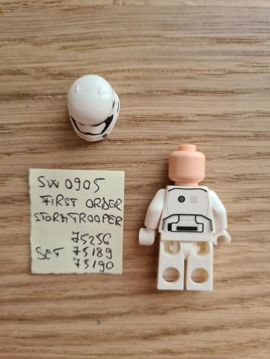 lego sw0905 first order stormtrooper, set star wars 75256, 75189, 75190