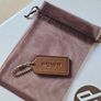 Coach Brown Leather Bag Tag / Authentic / NEW Image 3
