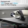 Wireless Charger, 3 in 1 Charging Station, 15W Qi Fast Foldable Magnetic Stand Dock for iPhone 15 14 13 12 11 Pro Max XS XR X 8 Plus, Apple Watch 9 8 7 6 5 4 3 2 SE, AirPods 3 2 Pro(With Adapter) Image 3