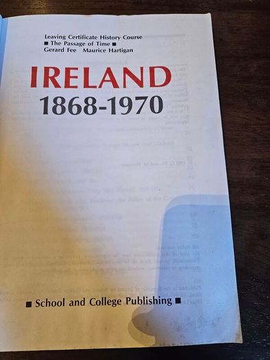 Ireland 1868-1970. The Passage Of Time. By Gerard Free And Maurice Hartigan. First Edition Large Volume Paperback In Good Condition.  See Photos For Same.