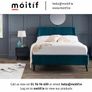 Fred Curved Velvet King Size Bed - Teal Image 4