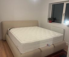 Premium Super King Size Bed & Ottoman Storage Base | Like New | Elegant & Stylish Design