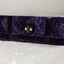 Beautiful Purple Velvet Clutch Bag, NEW Image 4
