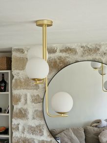 Pendent ceiling light brass gold