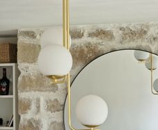 Pendent ceiling light brass gold
