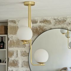 Pendent ceiling light brass gold