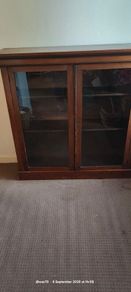 antique bookcase