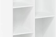 5-Cube Reversible Open Shelf Bookcase, Wood, White (FREE POSTAGE)