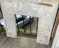 fireplace surround (marble)