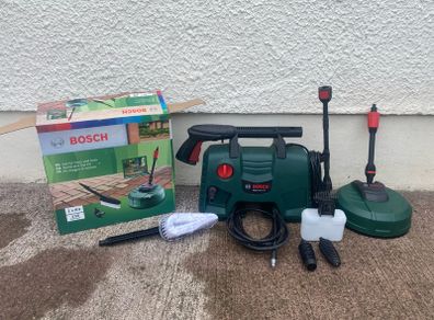 Bosch EasyAquatak 120 + 1 x Kit home and car kit comes with brush bottle soap 2 nozzles patio cleaner