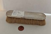 Antique Sterling Silver Handled Clothes Brush - Hallmarked Birmingham 1884