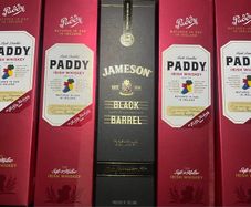 Jameson jack daniels powers bushmills paddy whiskey empty boxes