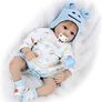 22 Inch 55cm Reborn Baby Dolls Boys Soft Silicone Vinyl Real Life Baby Dolls Handmade Newborn Baby Toys Reborn Babies (FREE SHIPPING) Image 6