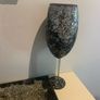 Glass Ornament chalice serving Dish Image 3
