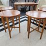Paul Hundeva Teak Nesting Tables 5 tables in total Image 4