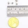 925 Silver Cubic Zirconia Sparkle Stud Earrings Image 8