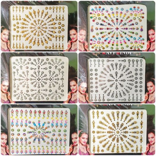 CLEARANCE 100+ Bindi 2x cards Crystal Diamante Indian Bellydance Tattoo SALE