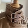 Ladies ASOS Leather Aviator Jacket Size Uk12 Image 4