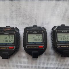 Stopwatches x 3 Casio HS-30W