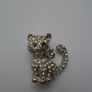 Brooch, Cat brooch. Jewellery, small brooch, Gift Image 6