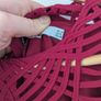 Karen Millen Midi Dress Deep Berry/Purple Shade Size UK 8 Image 8