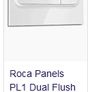 Roca Toilet Flush Plate - White Image 5