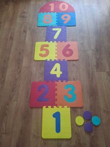 Giant Hopscotch Mat Game