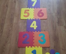 Giant Hopscotch Mat Game