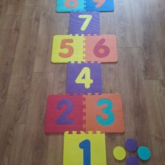 Giant Hopscotch Mat Game