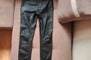 Black Leather look jeans