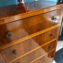 1940's Walnut Chest of Drawers Image 5
