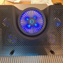 Laptop cooling and tilt stand c/w extra USB and lights... AS NEW