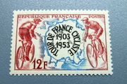 French Stamp Tour De France 1953