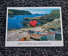 Ireland Postcard : Greetings From Donegal
