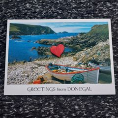 Ireland Postcard : Greetings From Donegal