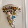 Pair Antique Porcelain Wall shelves Image 2
