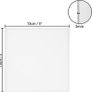 24 Pack Blank Canvas - 13 x 13cm (5 x 5 inches) - Pre Stretched Canvas Panel Boards - Suitable for Acrylic and Oil Painting Also for Sketching and Drawing Image 2