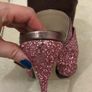 No. 21 pink glitter mules - sz 6.5 Image 3