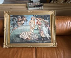 Large framed picture of The Birth of Venus