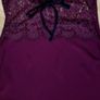Burgundy sleeveless lace top Image 2