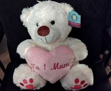 mothers day teddy no 1 mum new tags