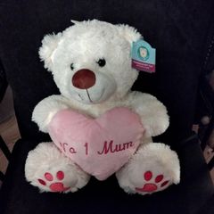 mothers day teddy no 1 mum new tags