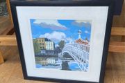 Framed print of Ha'penny Bridge Dublin