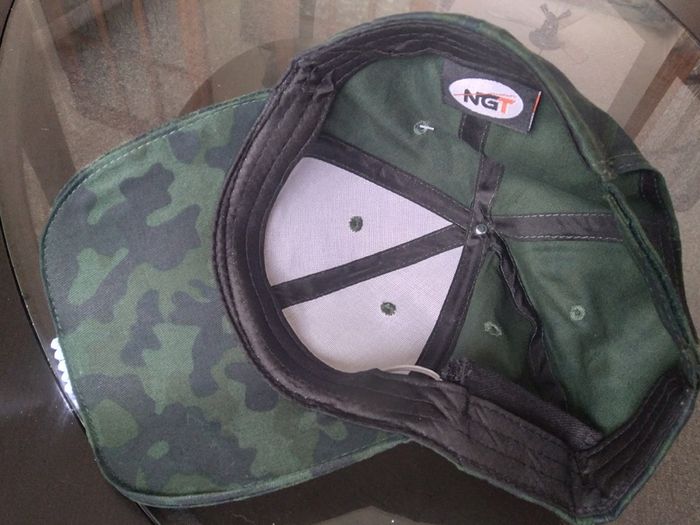 NGT Camo Cap with 5 LED Lights