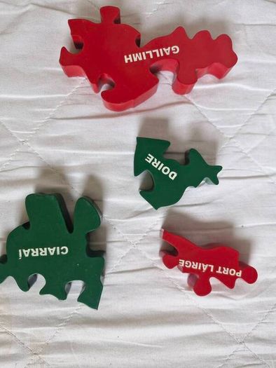 Ireland jigsaw as Gaeilge