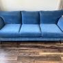 Blue 4 seater couch Image 3