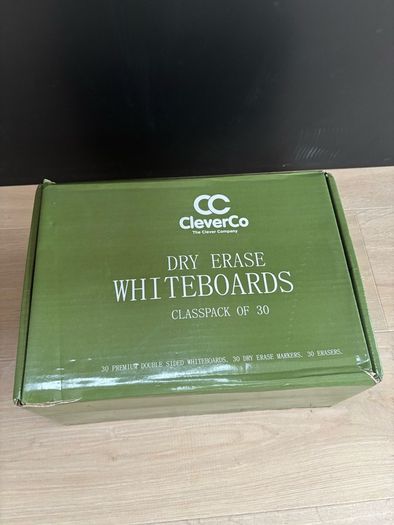 Class pack whiteboards, markers and erasers