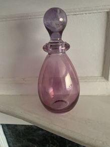 Vintage glass perfume bottle