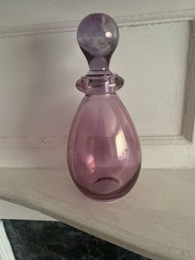 Vintage glass perfume bottle