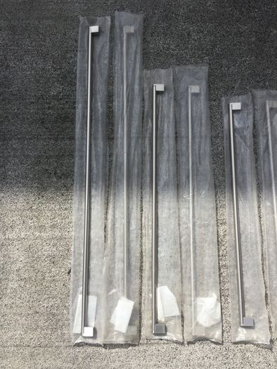 Wardrobe/Press Stainless Brushed Steel Handles